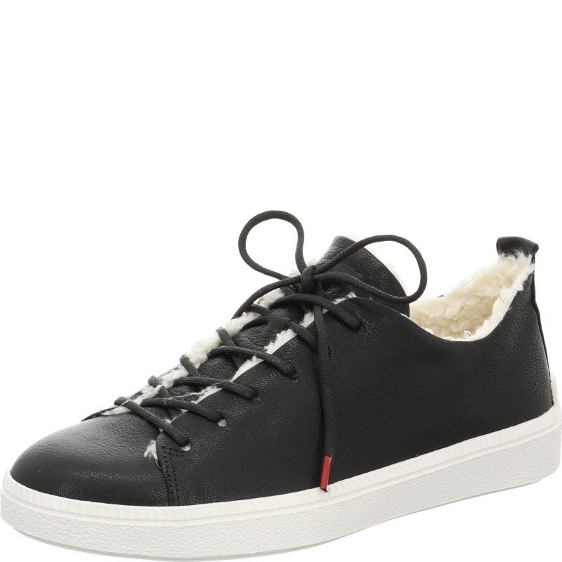 Think! TURNA DAMEN Damen Sneaker low - Material: Leder in Schwarz