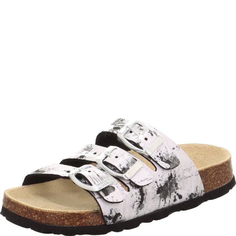 Superfit FUSSBETTPANTOFFEL Girls Slipper - Material: Sonstiges Material in White