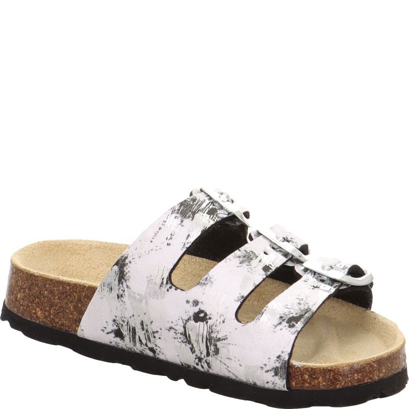 Superfit FUSSBETTPANTOFFEL Girls Slipper - Material: Sonstiges Material in White