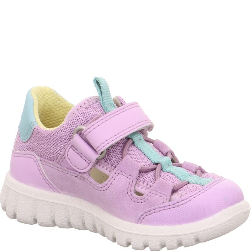 Superfit SPORT7 MINI Girls Sneakers low - Material: Leder/Sonstiges Material/Texti in Purple