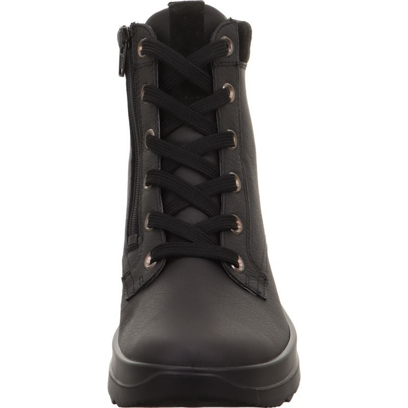 legero DREAMER Damen Schnürboots - Material: Leder in Schwarz