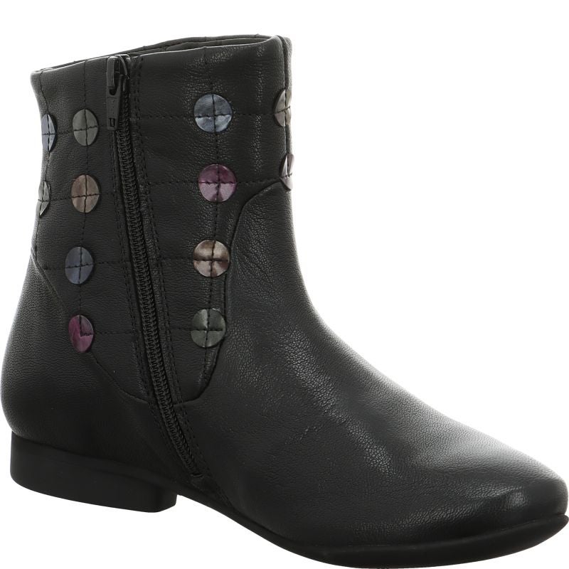 Think GUAD2 Woman Ankle boot - Material: Leather in Black