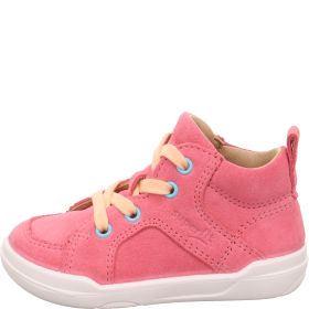Superfit SUPERFREE Mädchen Sneaker high - Material: Leder in Rosa