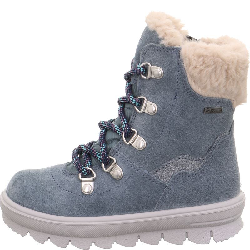 Superfit FLAVIA Girls Boot - Material: Leather/Textil in Blue