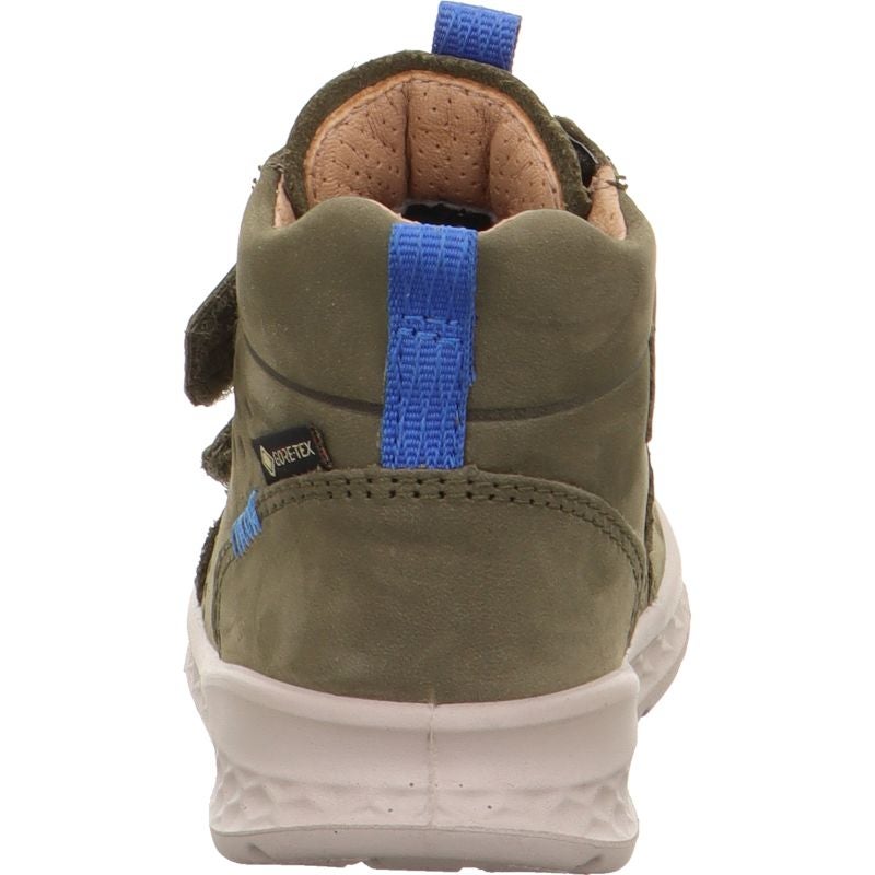 Superfit BREEZE Boys Sneakers high - Material: Leather in Green