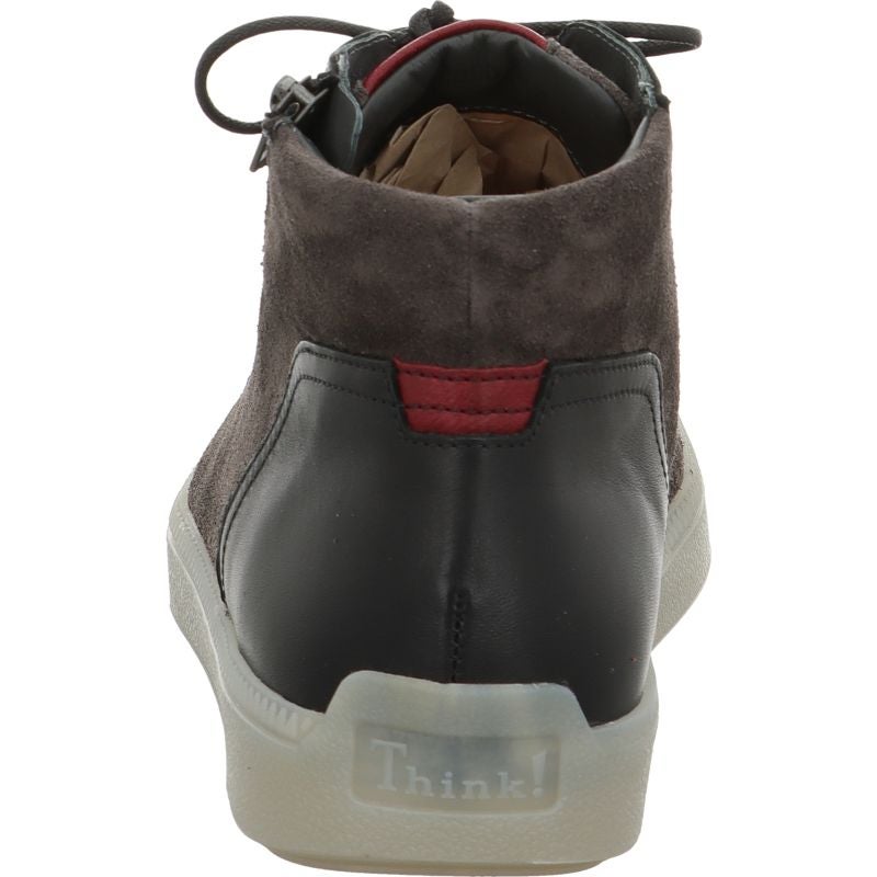 Think TURNA MEN Men Sneakers high - Material: Leather in Grey