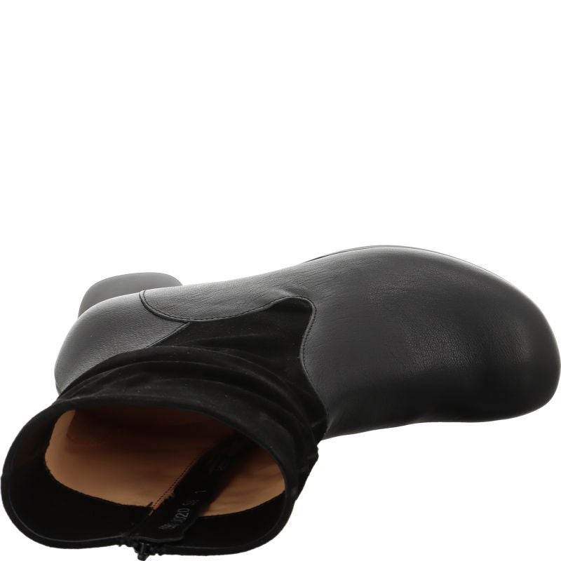 Think NANI Woman Ankle boot - Material: Leather in Black