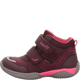 Superfit STORM Mädchen Sneaker high - Material: Leder/Sonstiges Material/Textil in Rot