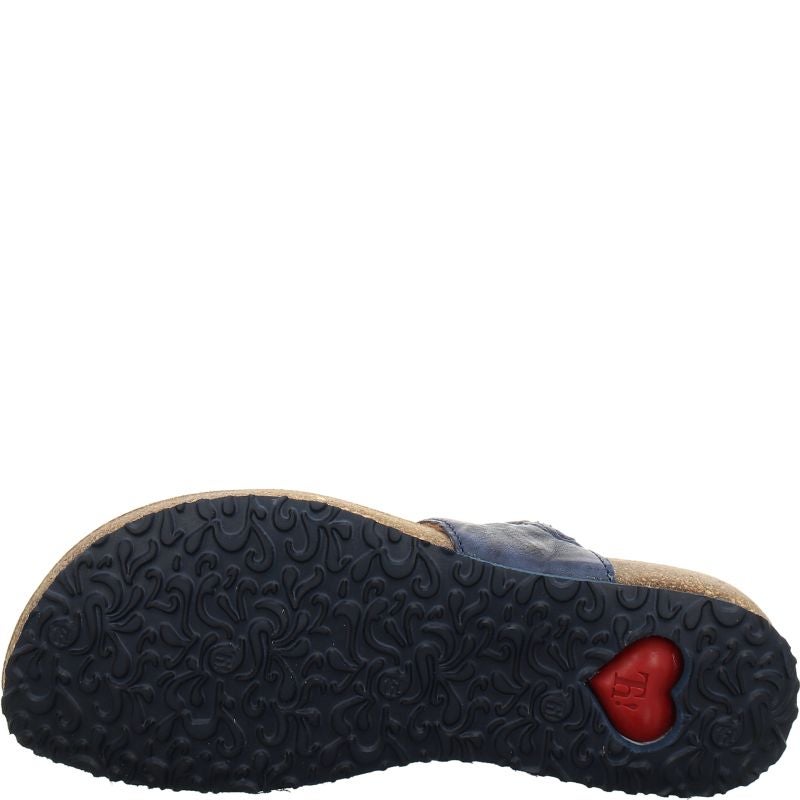 Think JULIA DAMEN Woman Mules - Material: Leather in Blue