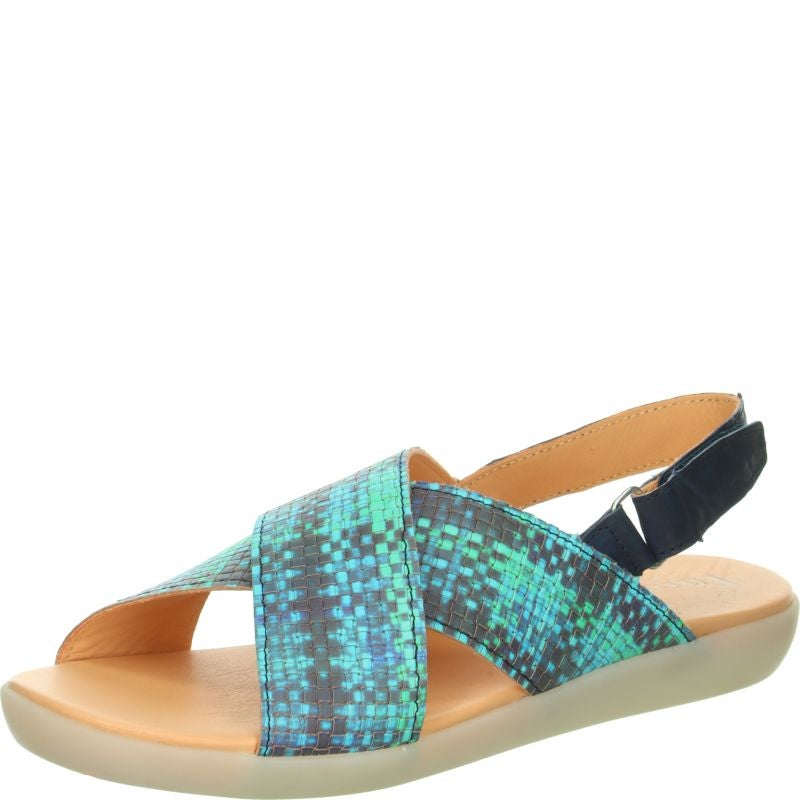 Think NATURE SAND Woman  - Material: Leather in Multi Colour