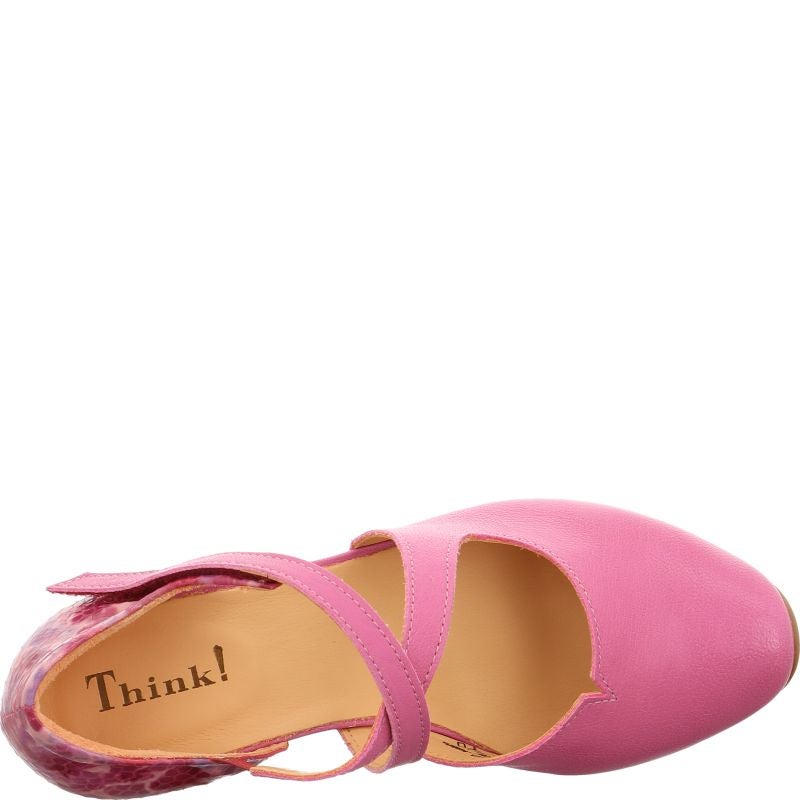 Think! AIDA Damen Pumps - Material: Leder in Pink