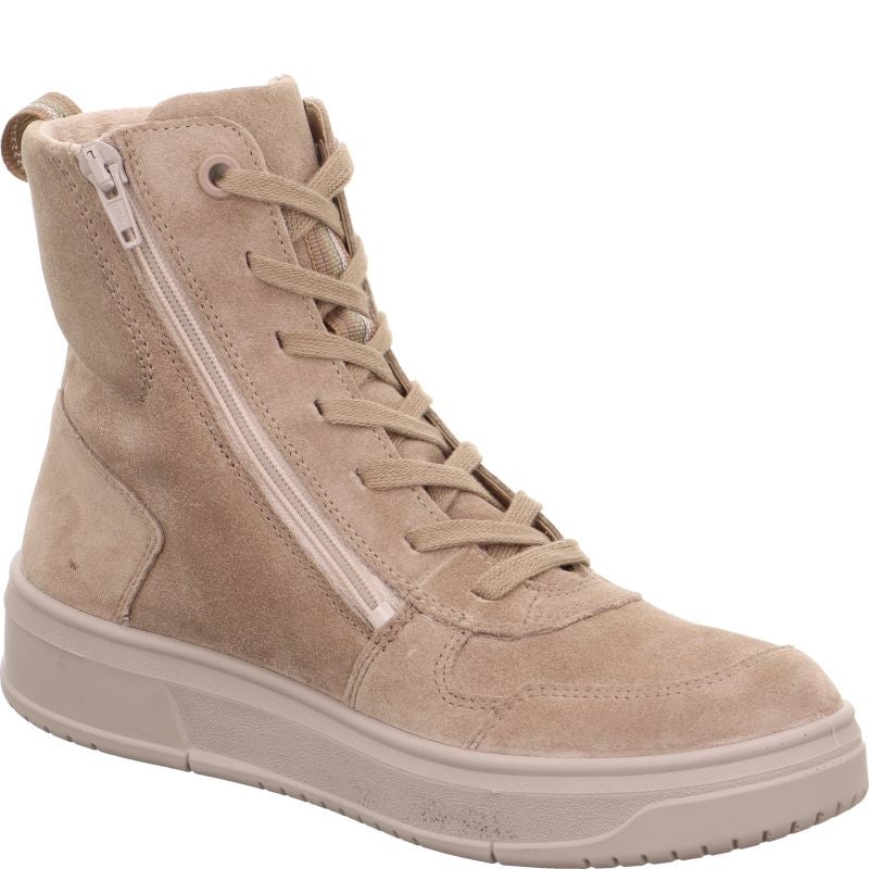 legero REJOISE Damen Schnürboots - Material: Leder in Beige