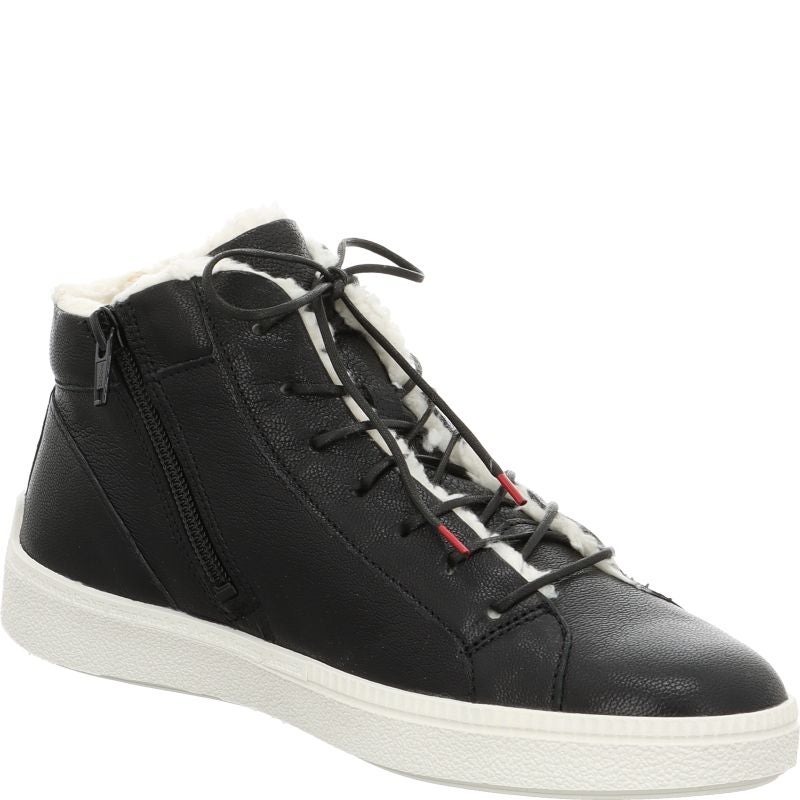 Think TURNA WOMEN Woman Sneakers high - Material: Leather in Black