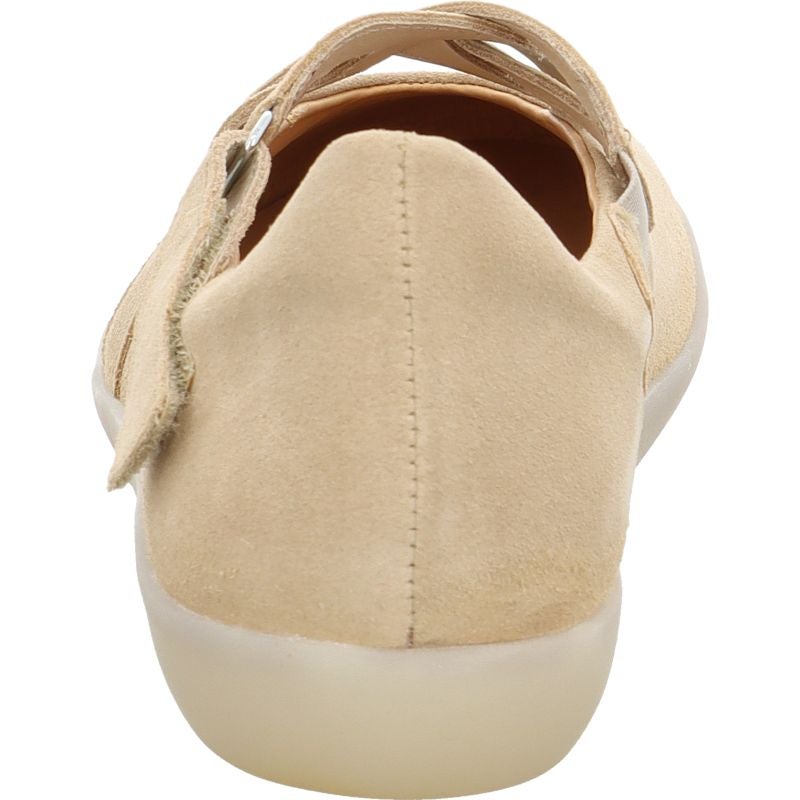 Think NATURE Woman Ballerina - Material: Leather in Beige