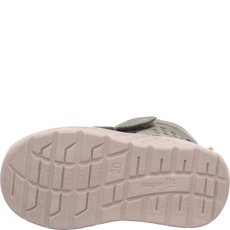 Superfit BREEZE Sneakers high - Material: Leather in Green