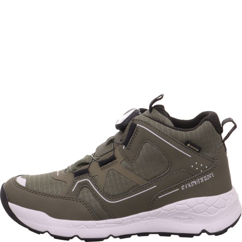 Superfit FREE RIDE Unisex, Jungen Sneaker high - Material: Textil/Sonstiges Material in Grün