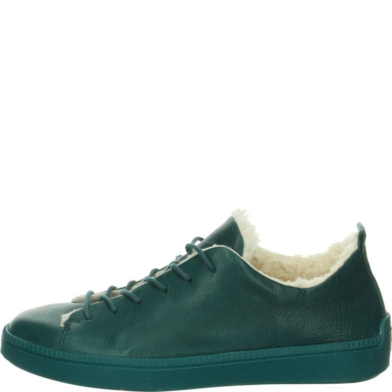 Think TURNA WOMEN Woman Sneakers low - Material: Leather in Blue