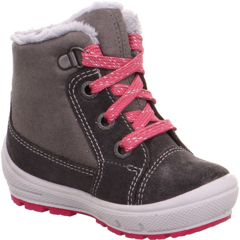 Superfit GROOVY Girls Boot - Material: Leather/Textil in Grey
