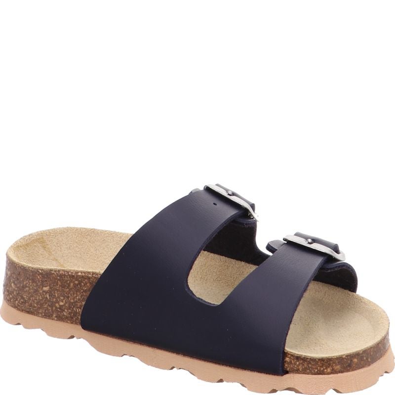 Superfit FUSSBETTPANTOFFEL Boys Slipper - Material: Sonstiges Material in Blue