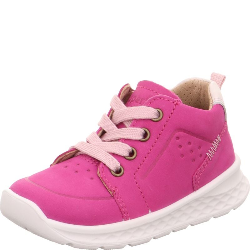 Superfit BREEZE Sneaker high - Material: Leder in Pink
