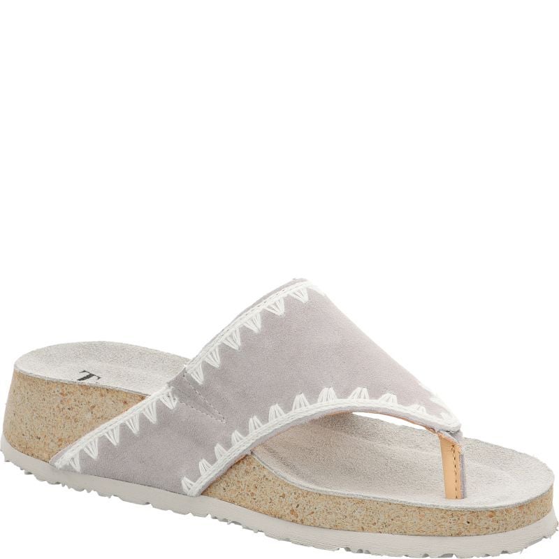 Think KOAK DAMEN Woman Mules - Material: Leather in Grey