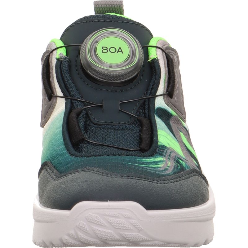 Superfit KICKS Boys Sneakers low - Material: Textil/Sonstiges Material in Green