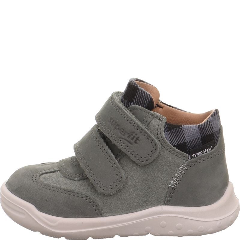 Superfit WHALEY Sneakers high - Material: Leather/Textil in Green
