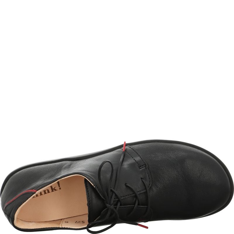 Think NATURE Woman Sneakers low - Material: Leather in Black