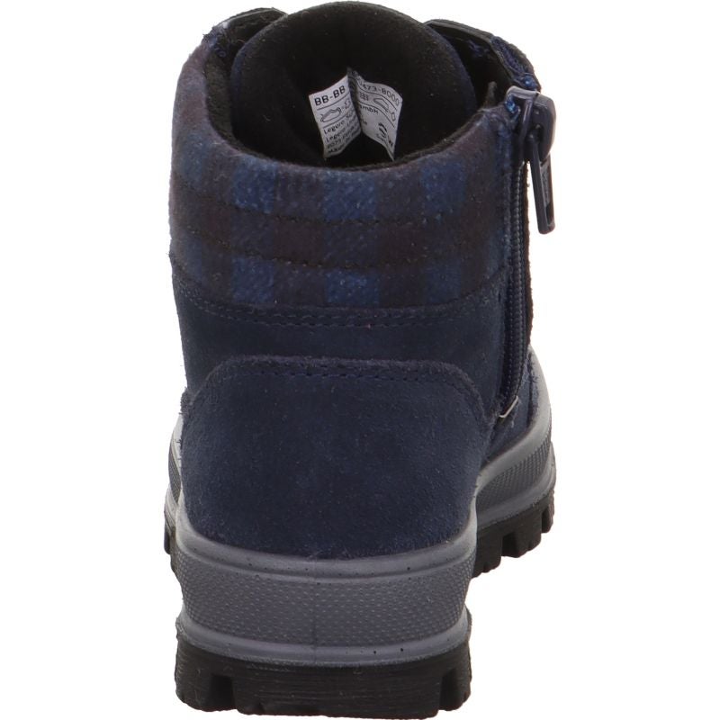 Superfit TEDD Jungen Boots - Material: Leder/Textil in Blau