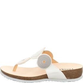 Think JULIA DAMEN Woman Mules - Material: Leather in White