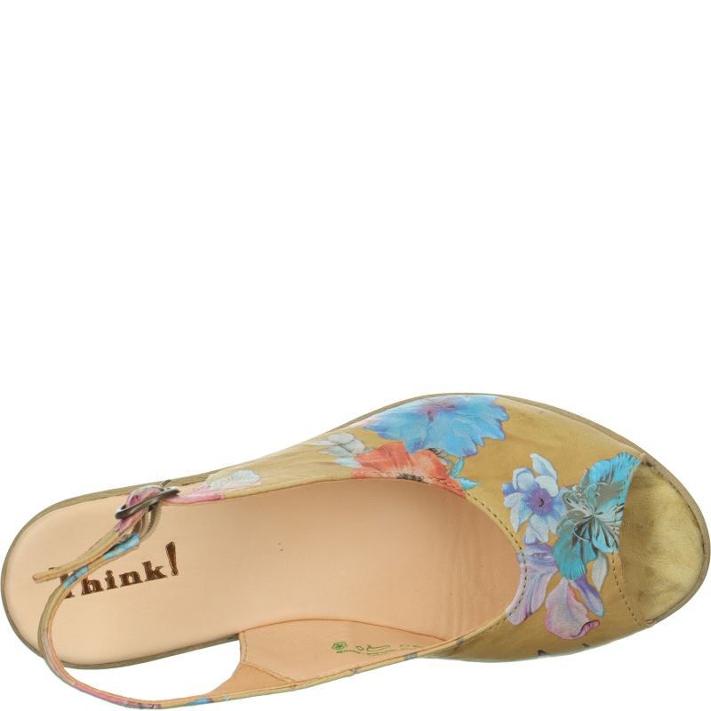 Think ZEPPA Woman Sandal - Material: Leather in Multi Colour