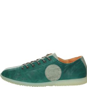 Think HAUKI HERREN Men Sneakers low - Material: Leather in Blue