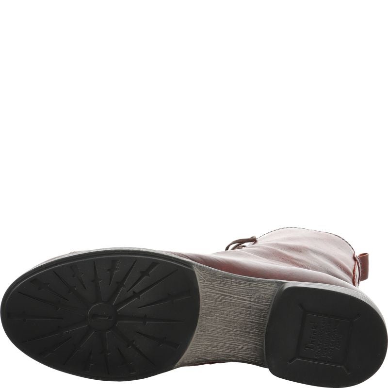 Think AGRAT Woman Ankle boot - Material: Leather in Red