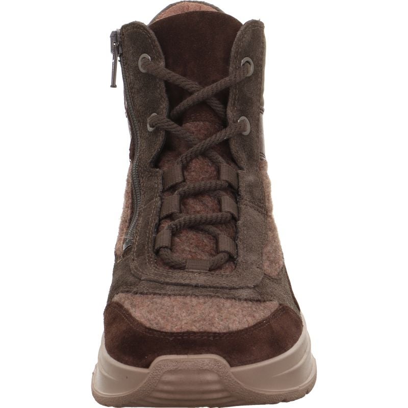 legero SPRINTER Damen Sneaker high - Material: Leder/Textil in Braun