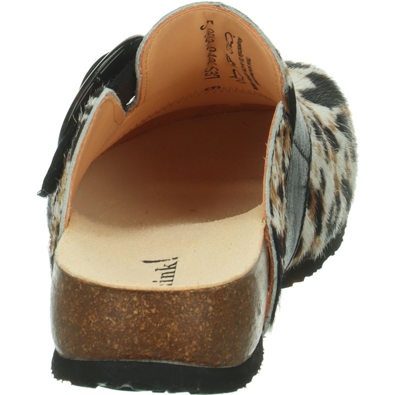 Think JULIA DAMEN Clog - Material: Leather in Multicolored
