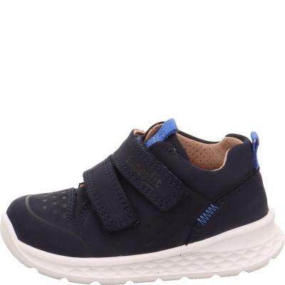 Superfit BREEZE Unisex, Boys Sneakers high - Material: Leather in Blue