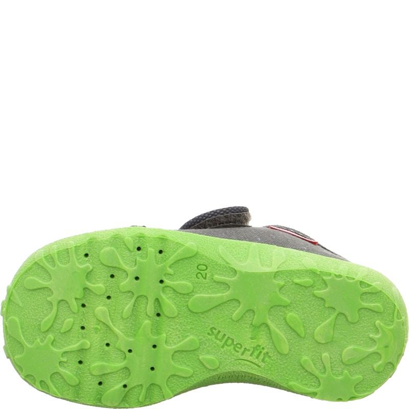 Superfit SPOTTY Boys Slipper - Material: Textile in Grey