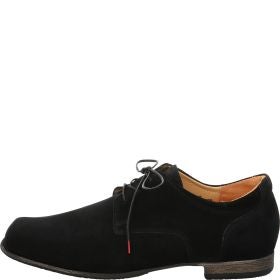 Think! GURU Herren Schnürschuh - Material: Leder in Schwarz
