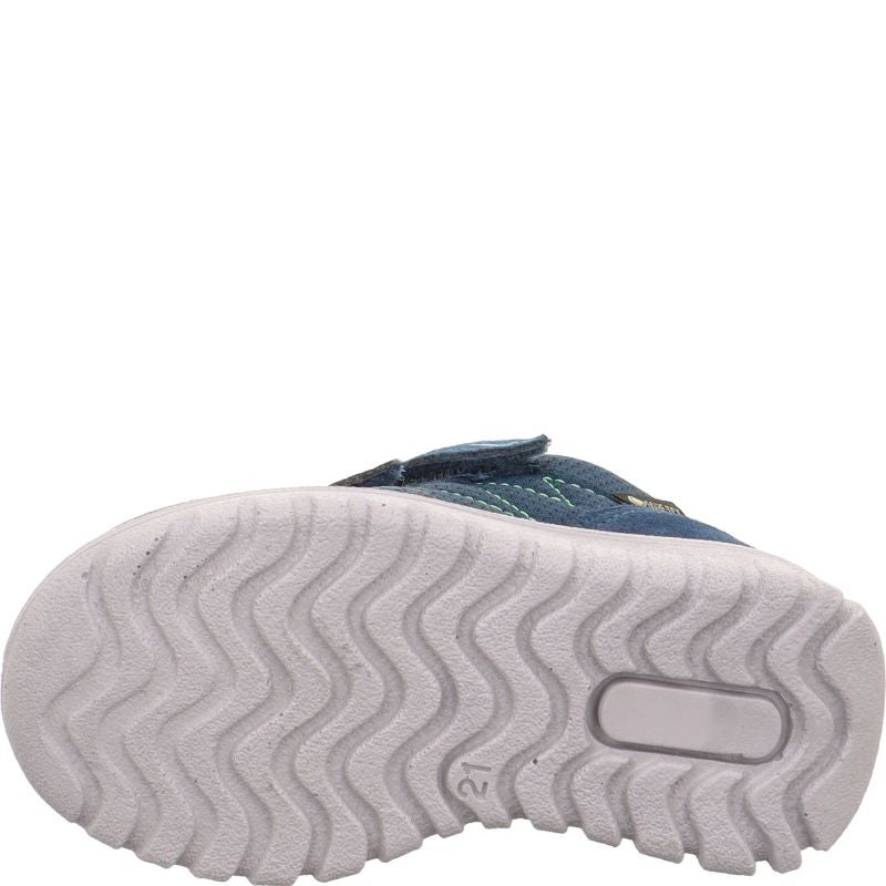Superfit SPORT7 MINI Sneaker low - Material: Leder/Sonstiges Material/Textil in Blau