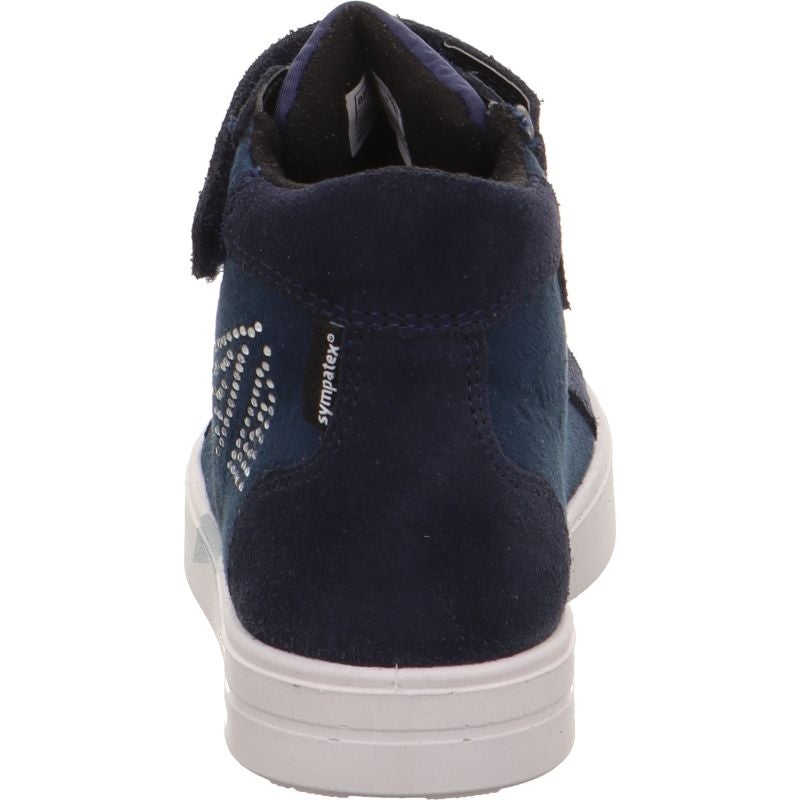 Superfit STELLA Girls Sneakers high - Material: Leder/Sonstiges Material/Texti in Blue