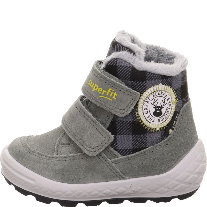 Superfit GROOVY 2.0 Boots - Material: Leder/Textil in Grün
