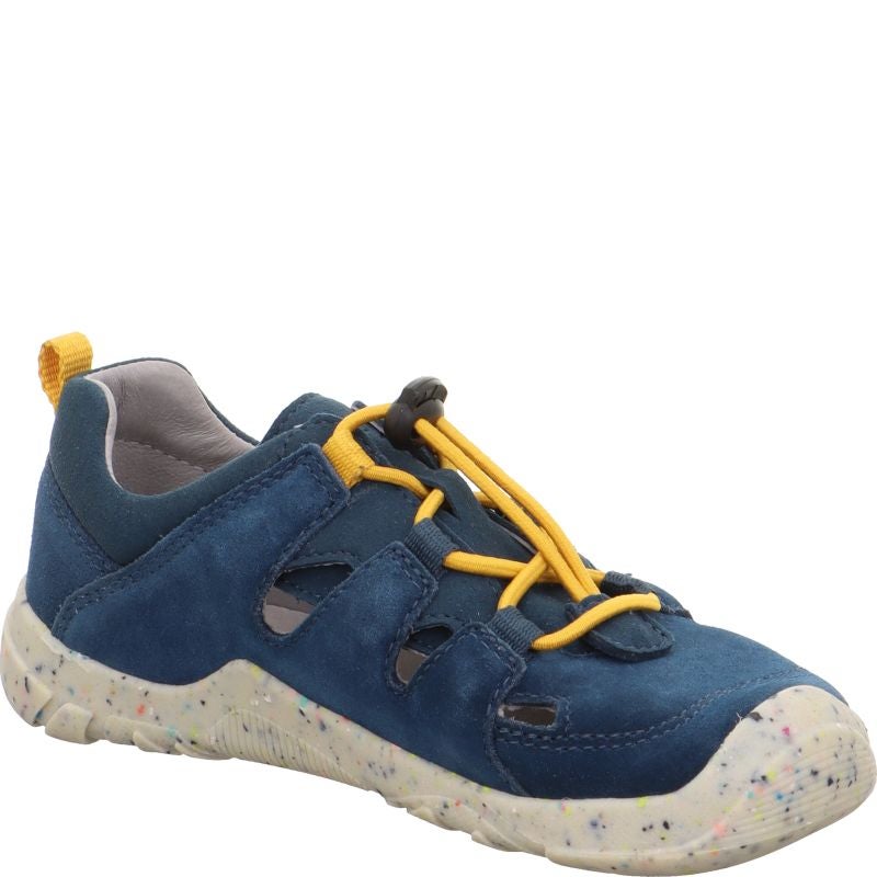 Superfit TRACE Unisex, Jungen Sneaker low - Material: Leder/Textil in Blau