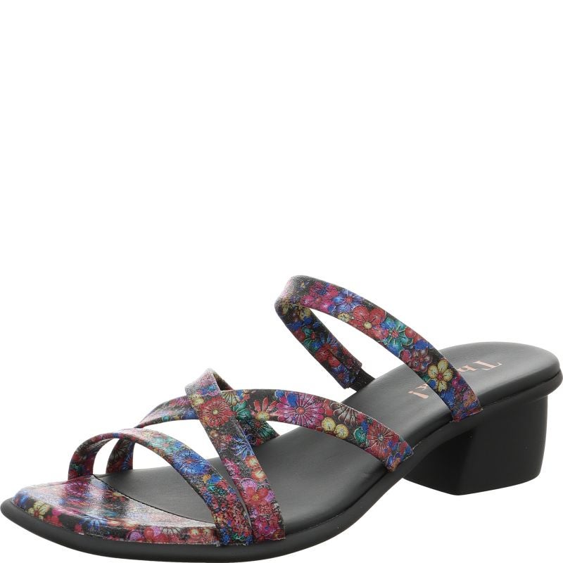 Think! VIVI Damen Pantolette - Material: Leder in Schwarz