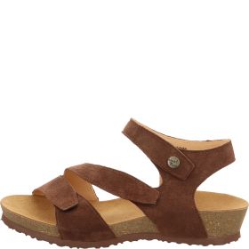 Think! DUMIA Damen Riemchensandale - Material: Leder in Braun