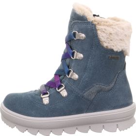 Superfit FLAVIA Girls Boot - Material: Leather/Textil in Blue