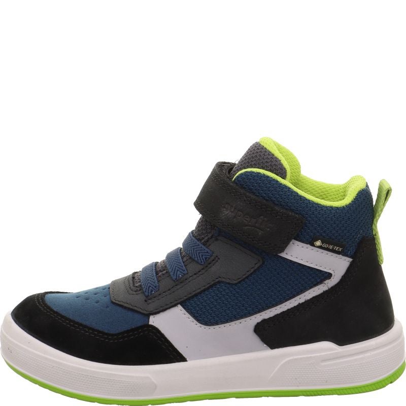 Superfit MAVERICK Jungen Sneaker high - Material: Leder/Sonstiges Material/Textil in Mehrfarbig