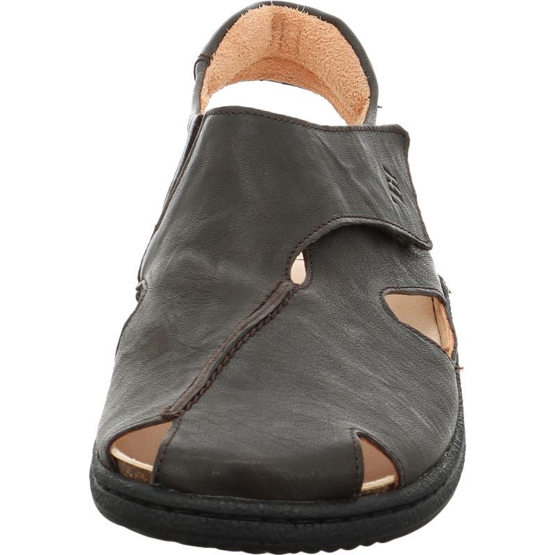Think CHANGE HERREN Sandal - Material: Leather in Brown