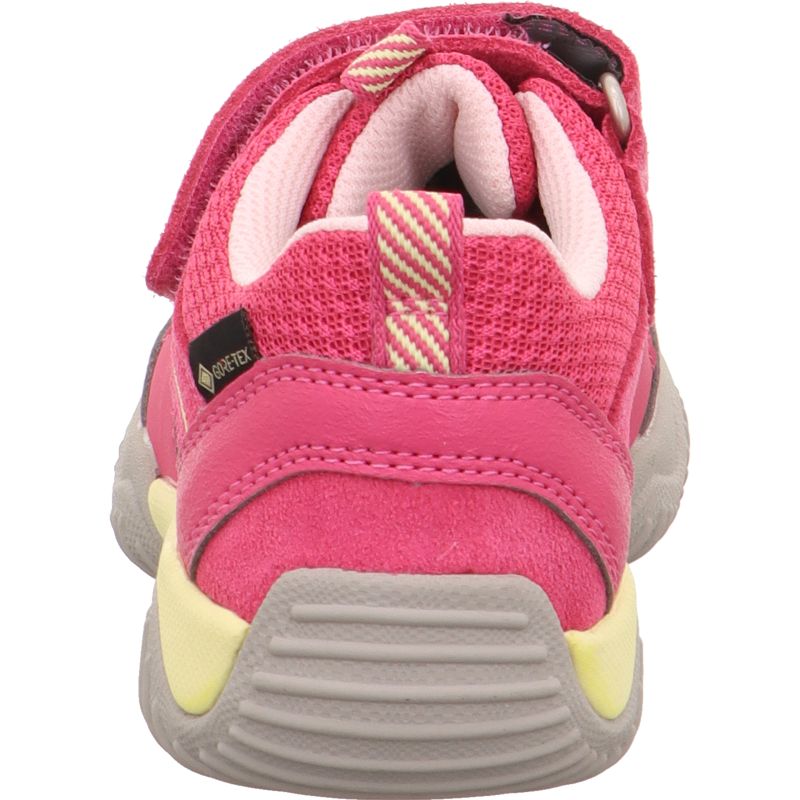 Superfit STORM Girls Sneakers low - Material: Leder/Sonstiges Material/Texti in Pink