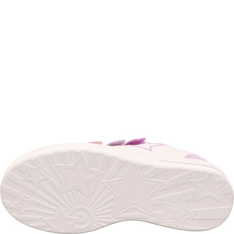 Superfit STELLA Sneaker low - Material: Leder/Sonstiges Material/Textil in Lila