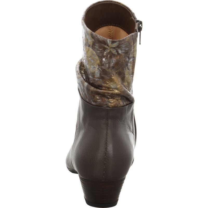 Think AIDA DAMEN Woman Ankle boot - Material: Leather in Grey